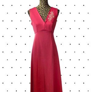 Vintage custom made floor length dress